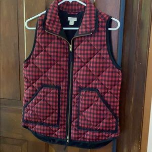 J crew quilted puffer vest